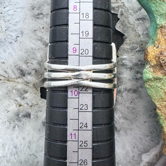 Sterling Silver Southwestern Style Square Mariam Jasper Ring Size 9.5 For Women - Picture 10 of 10